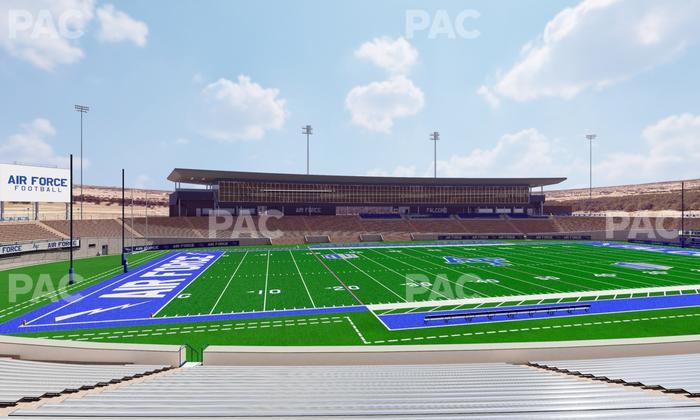 Falcon Stadium - Section L 10 Seat View