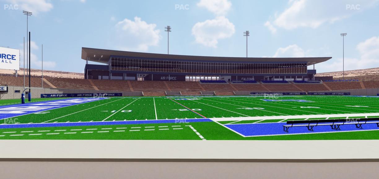 Falcon Stadium - Section L 10 Seat View