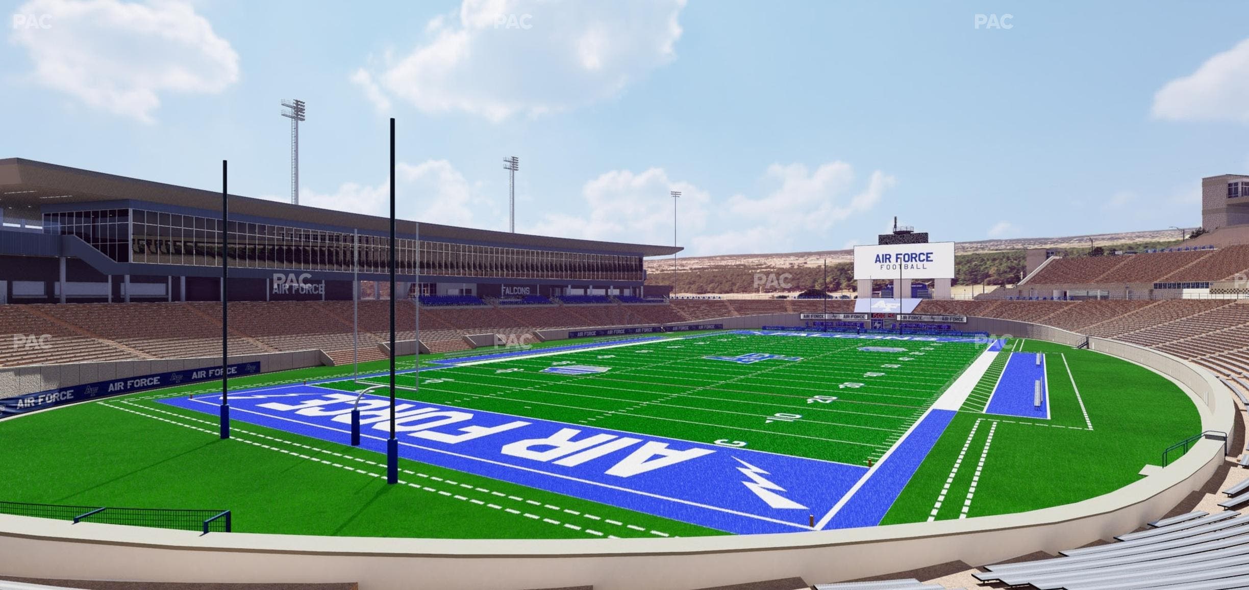 Falcon Stadium - Section L 13 Seat View