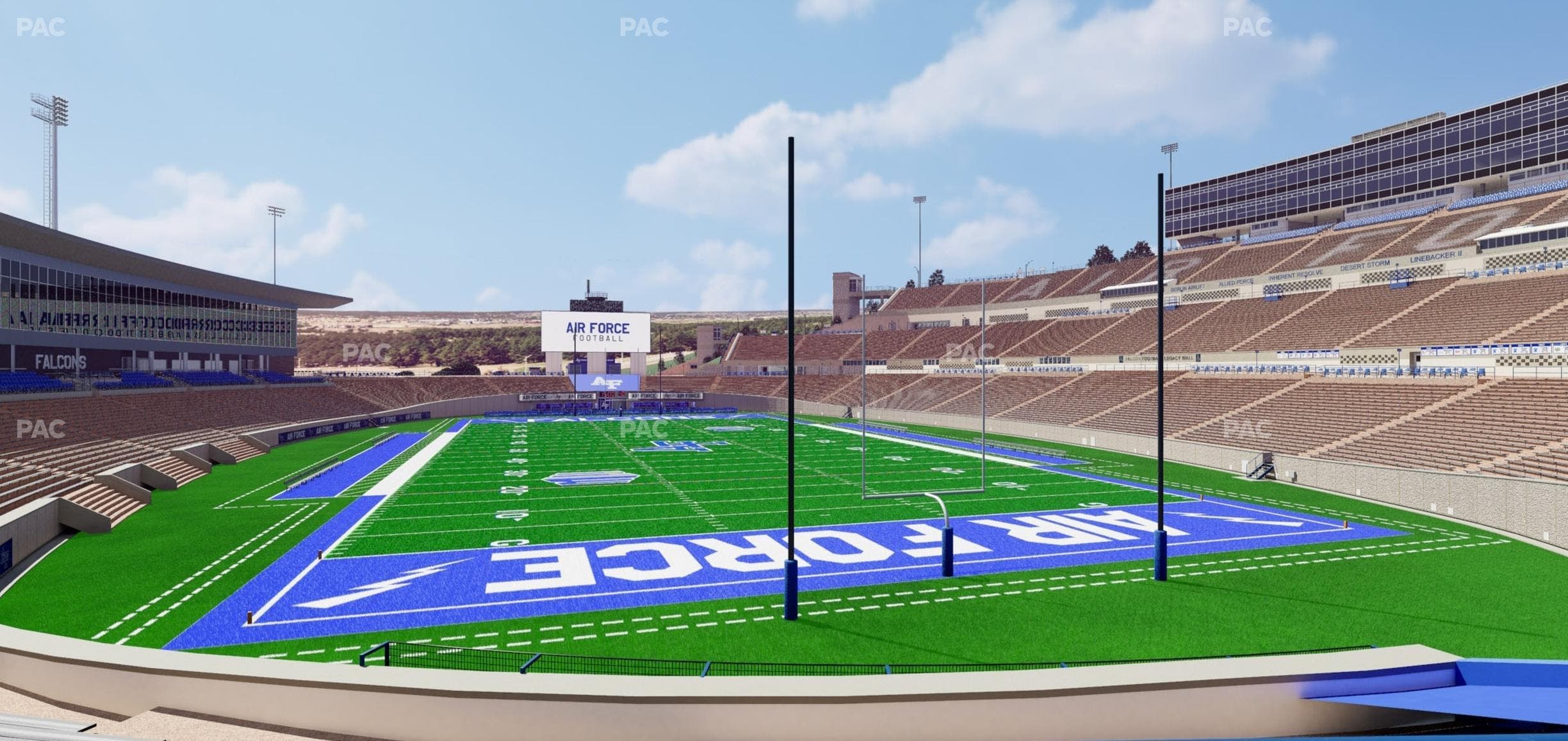 Falcon Stadium - Section L 16 Seat View