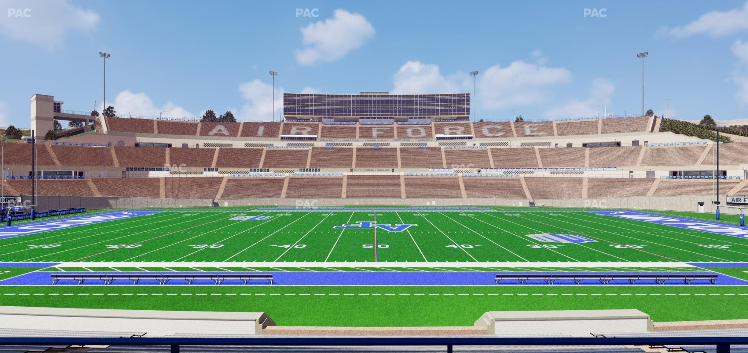 Falcon Stadium - Section L 22 Seat View