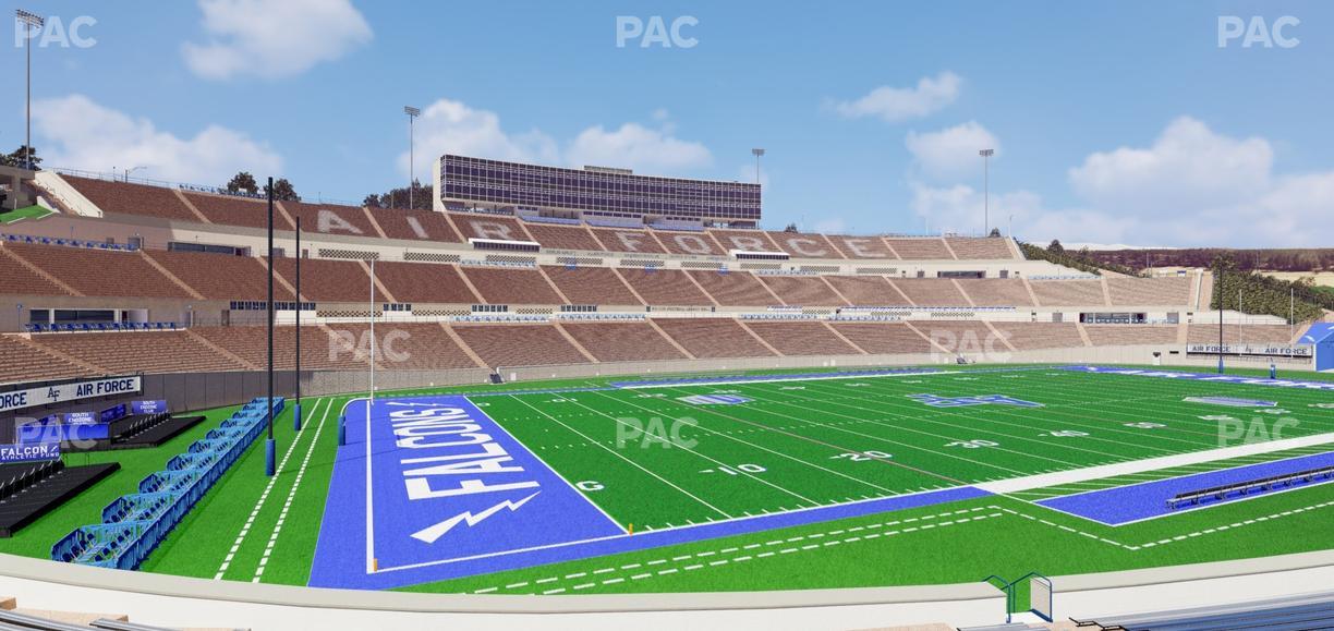 Falcon Stadium - Section L 25 Seat View