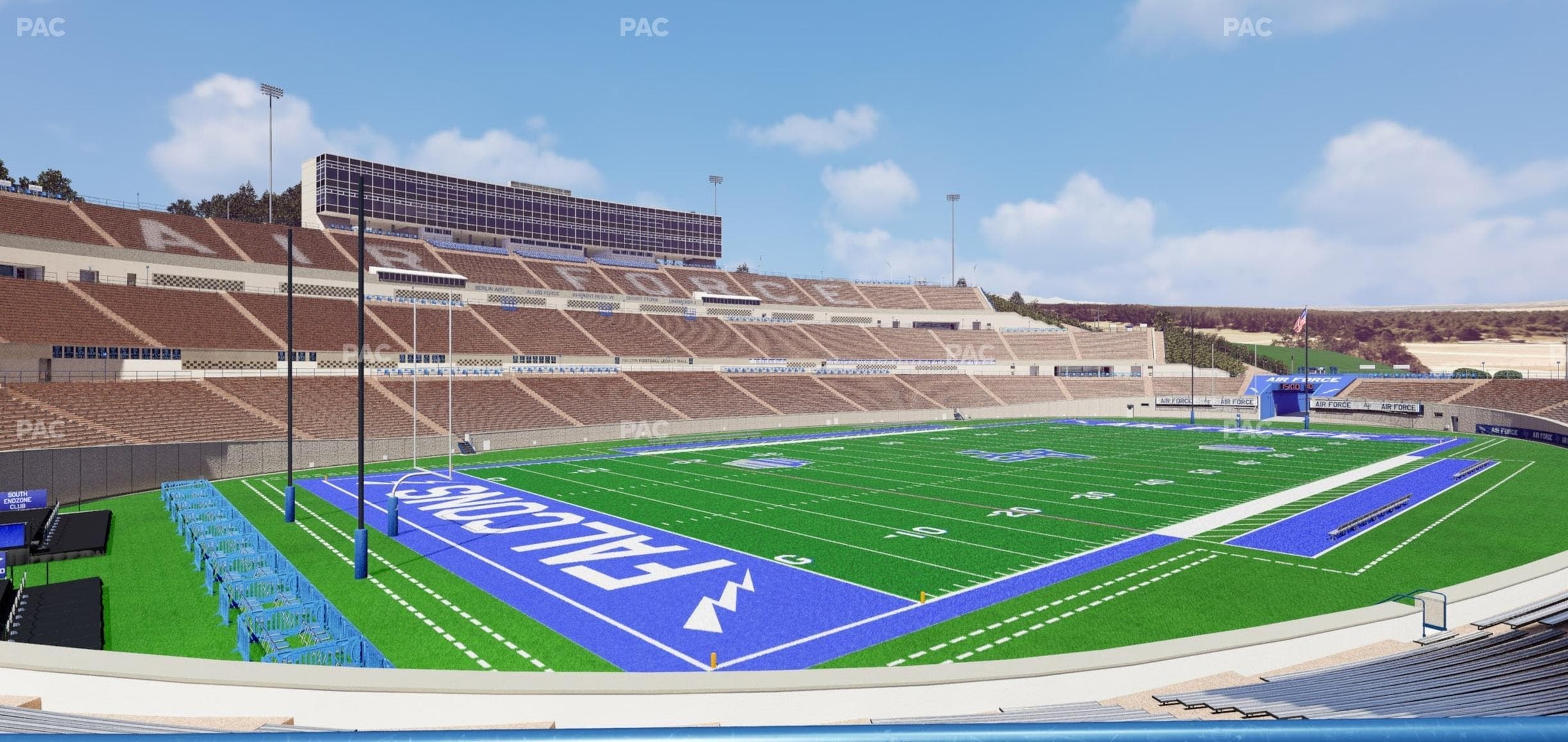 Falcon Stadium - Section L 26 Seat View