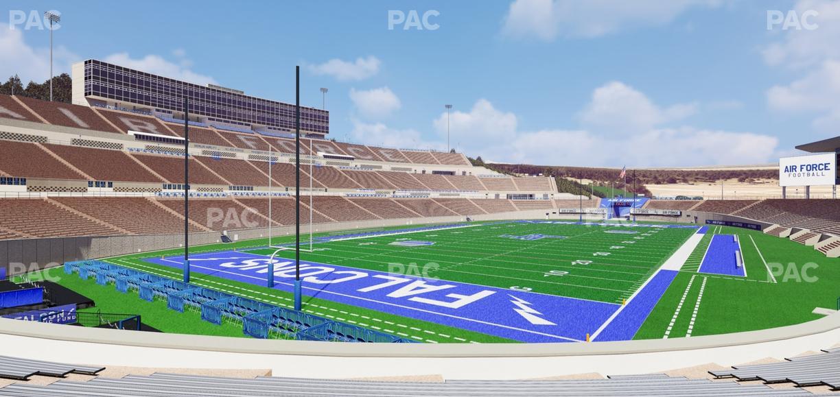 Falcon Stadium - Section L 27 Seat View