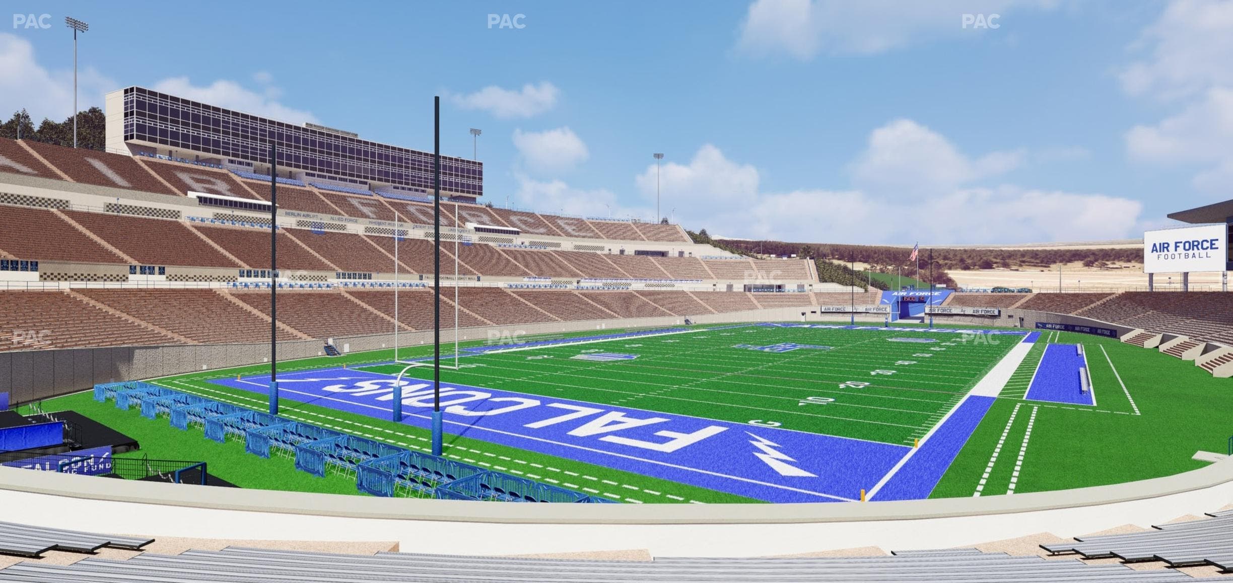 Falcon Stadium - Section L 27 Seat View