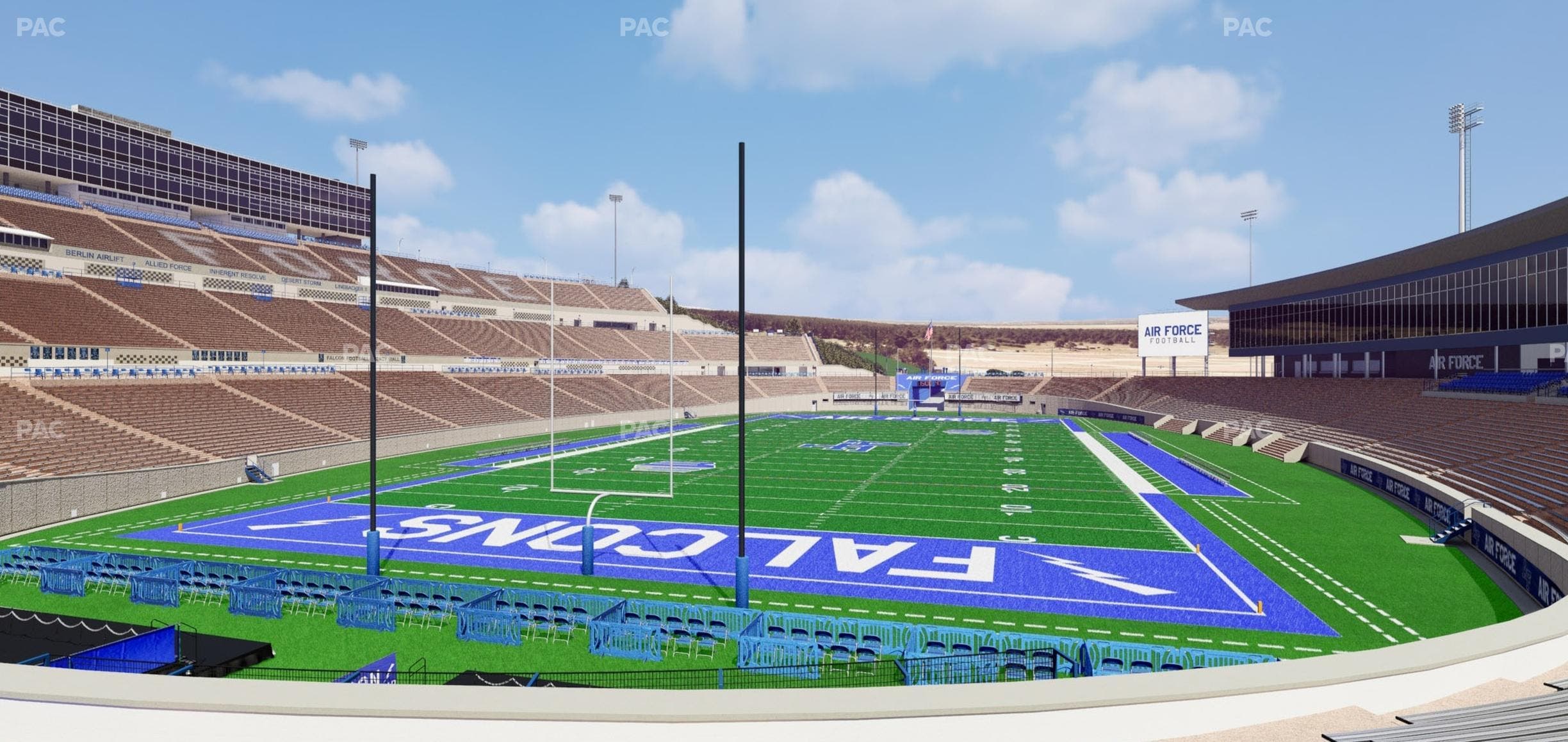 Falcon Stadium - Section L 28 Seat View