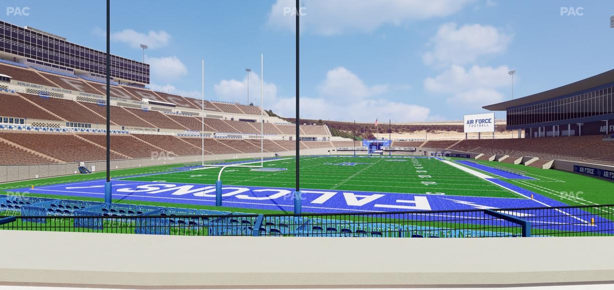 Falcon Stadium - Section L 28 Seat View