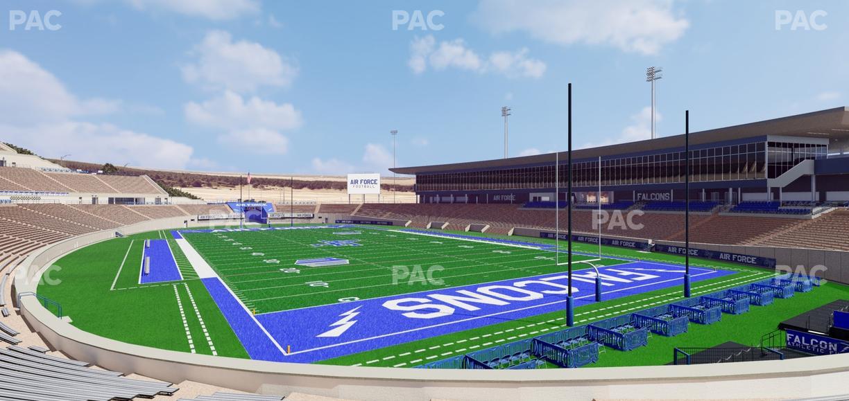Falcon Stadium - Section L 3 Seat View