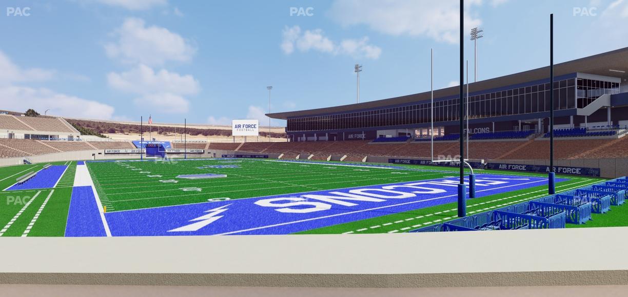 Falcon Stadium - Section L 3 Seat View