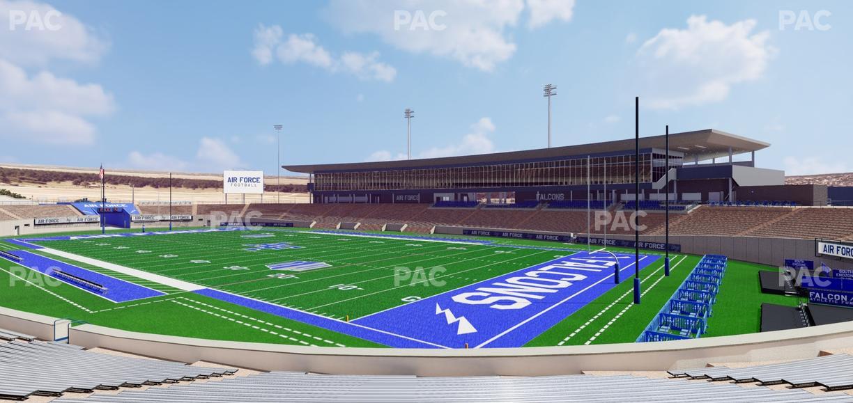 Falcon Stadium - Section L 4 Seat View