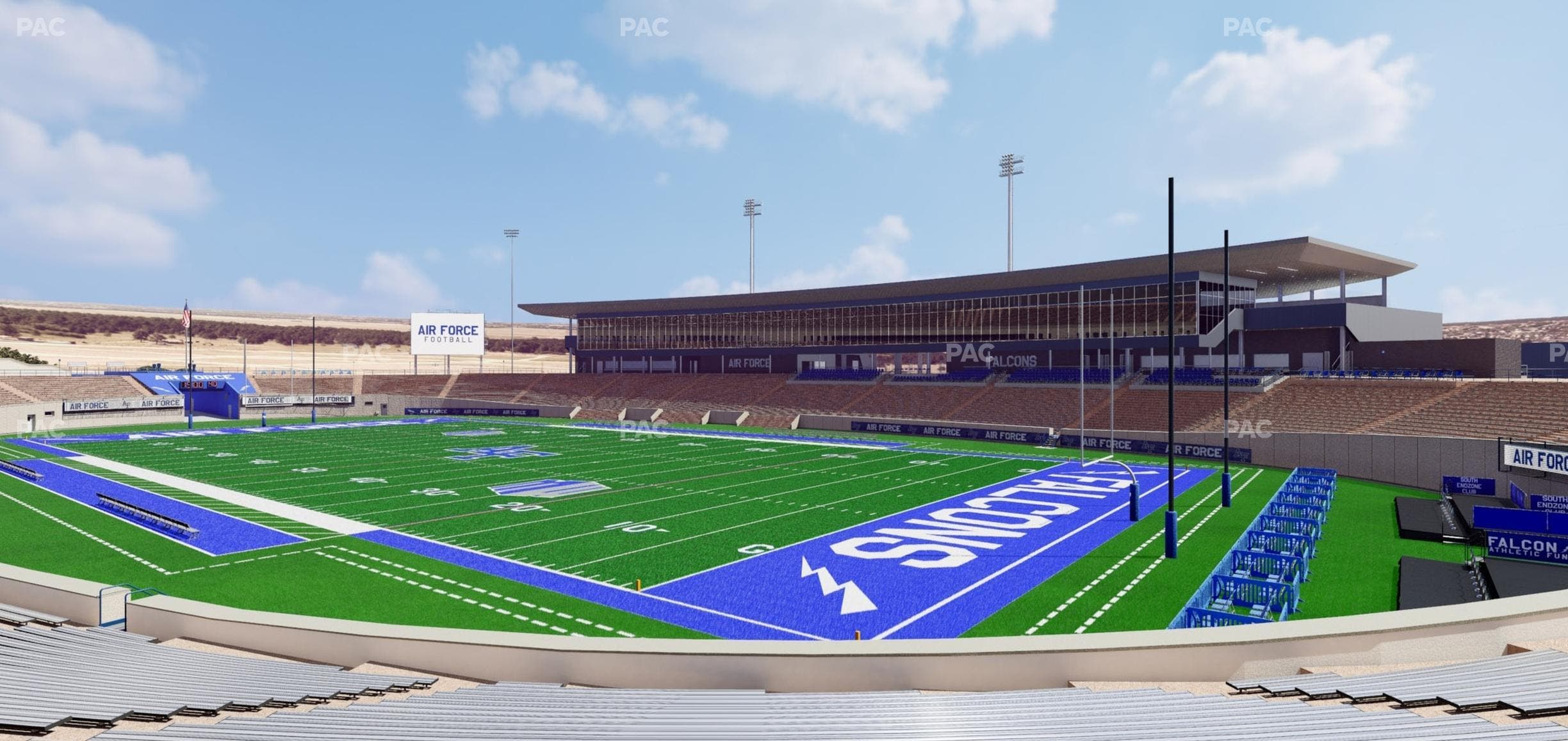 Falcon Stadium - Section L 4 Seat View