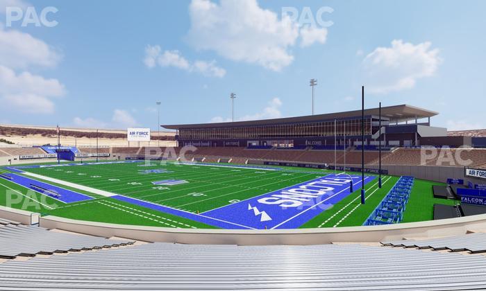 Falcon Stadium - Section L 4 Seat View