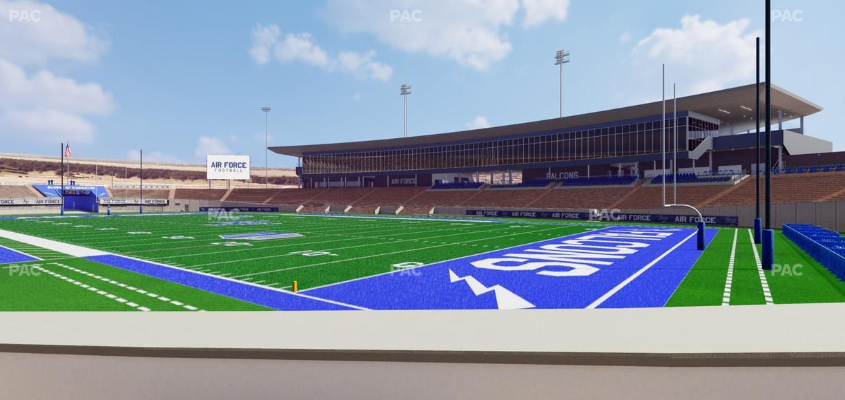 Falcon Stadium - Section L 4 Seat View