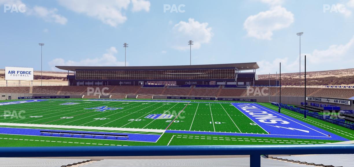 Falcon Stadium - Section L 6 Seat View