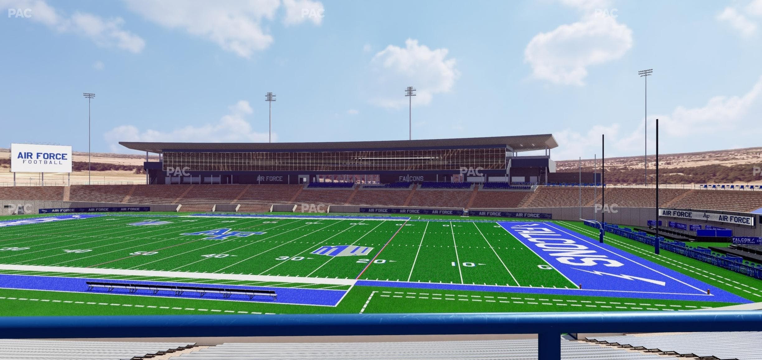 Falcon Stadium - Section L 6 Seat View