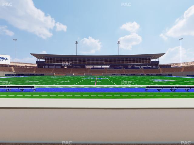 Falcon Stadium - Section L 8 Seat View