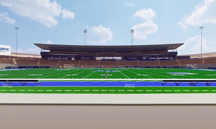 Falcon Stadium - Section L 8 Seat View