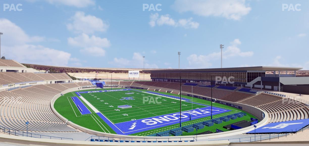 Falcon Stadium - Section M 1 Seat View