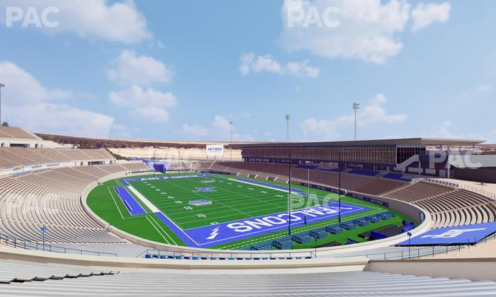 Falcon Stadium - Section M 1 Seat View