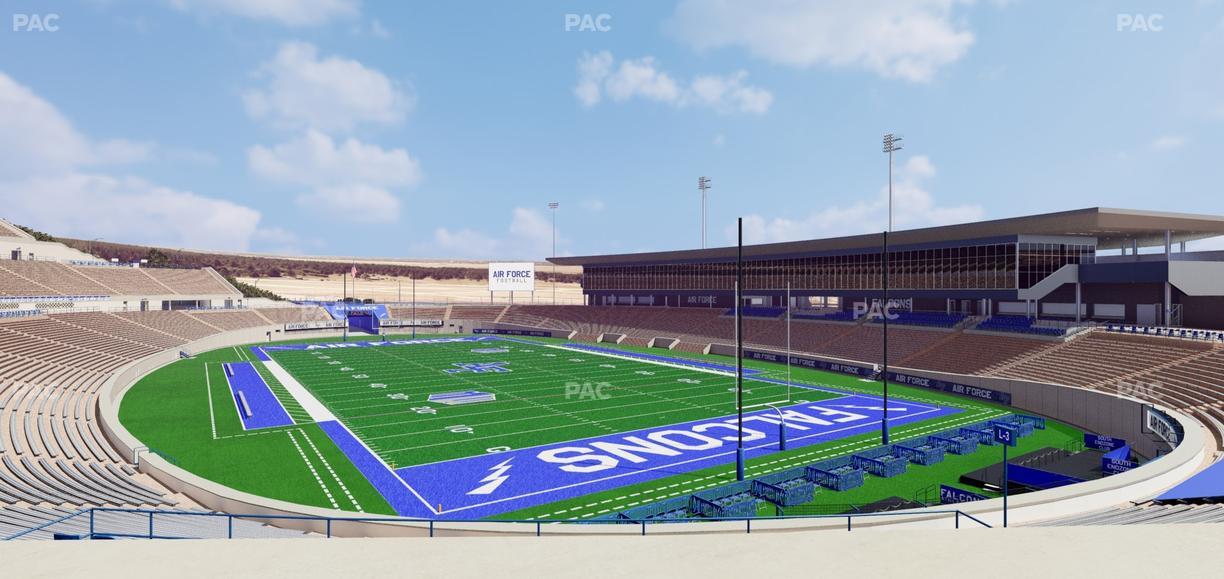 Falcon Stadium - Section M 1 Seat View