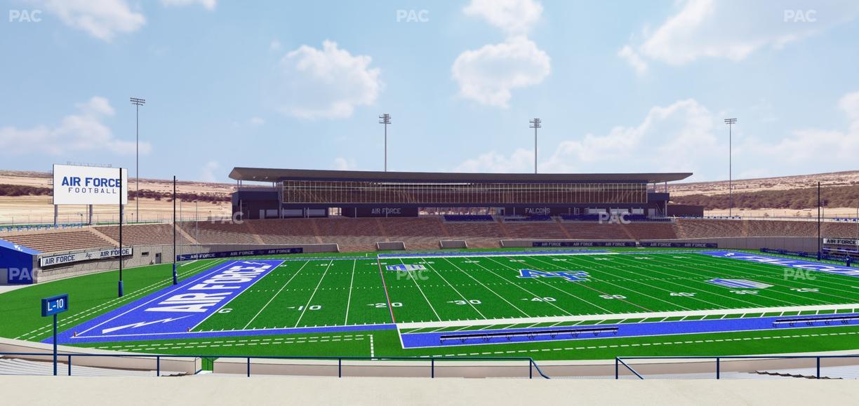 Falcon Stadium - Section M 10 Seat View