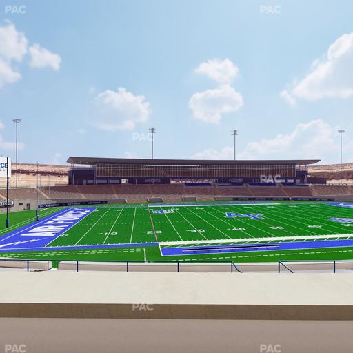 Falcon Stadium - Section M 10 Seat View