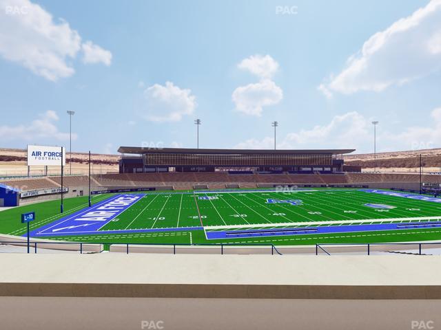 Falcon Stadium - Section M 10 Seat View