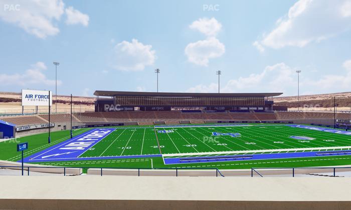 Falcon Stadium - Section M 10 Seat View