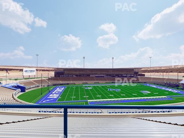 Falcon Stadium - Section M 10 Seat View