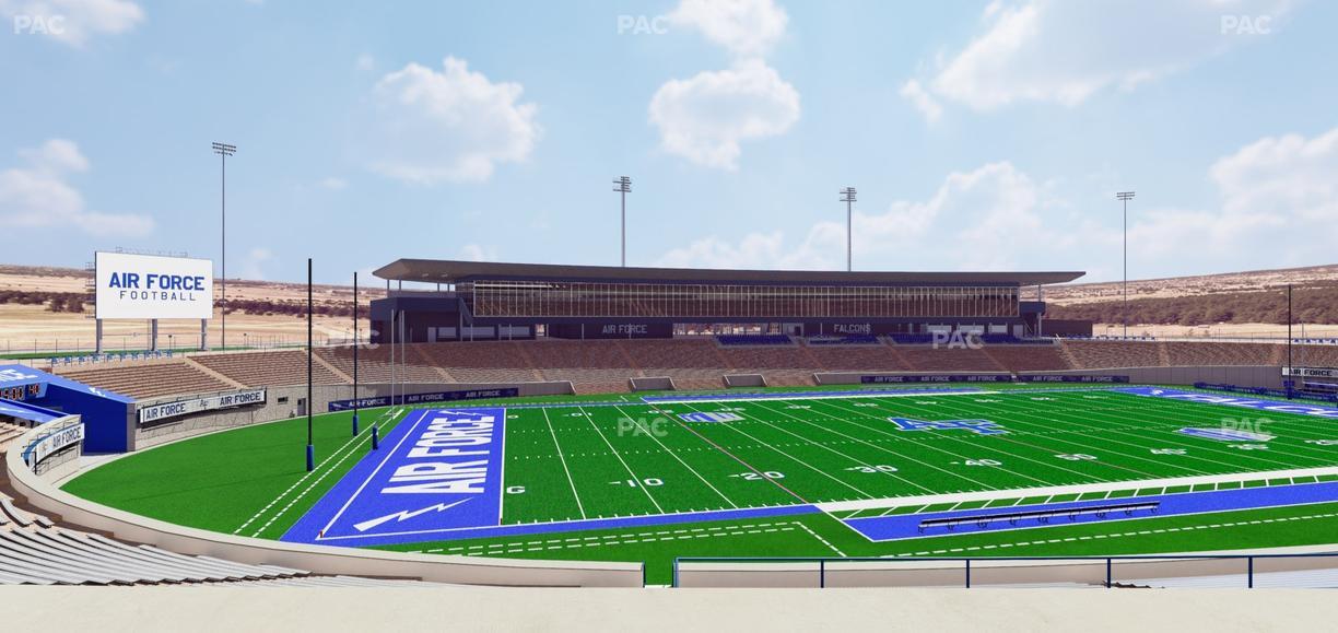Falcon Stadium - Section M 11 Seat View