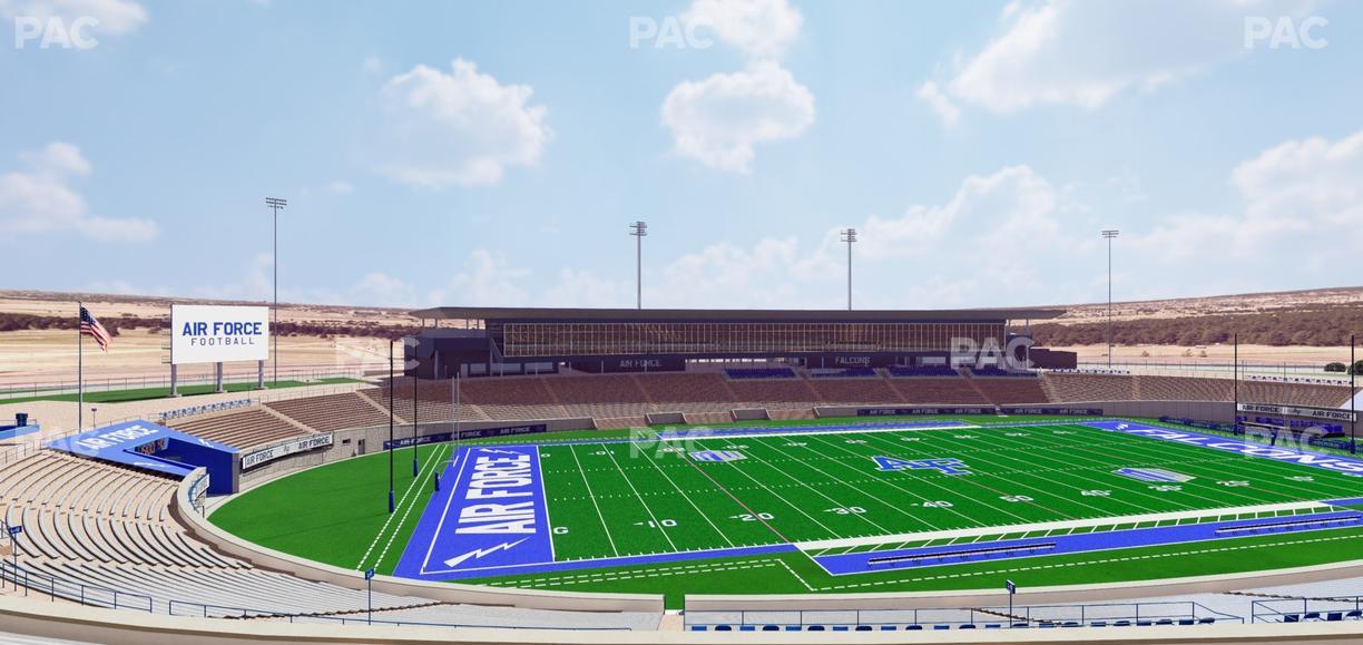 Falcon Stadium - Section M 11 Seat View