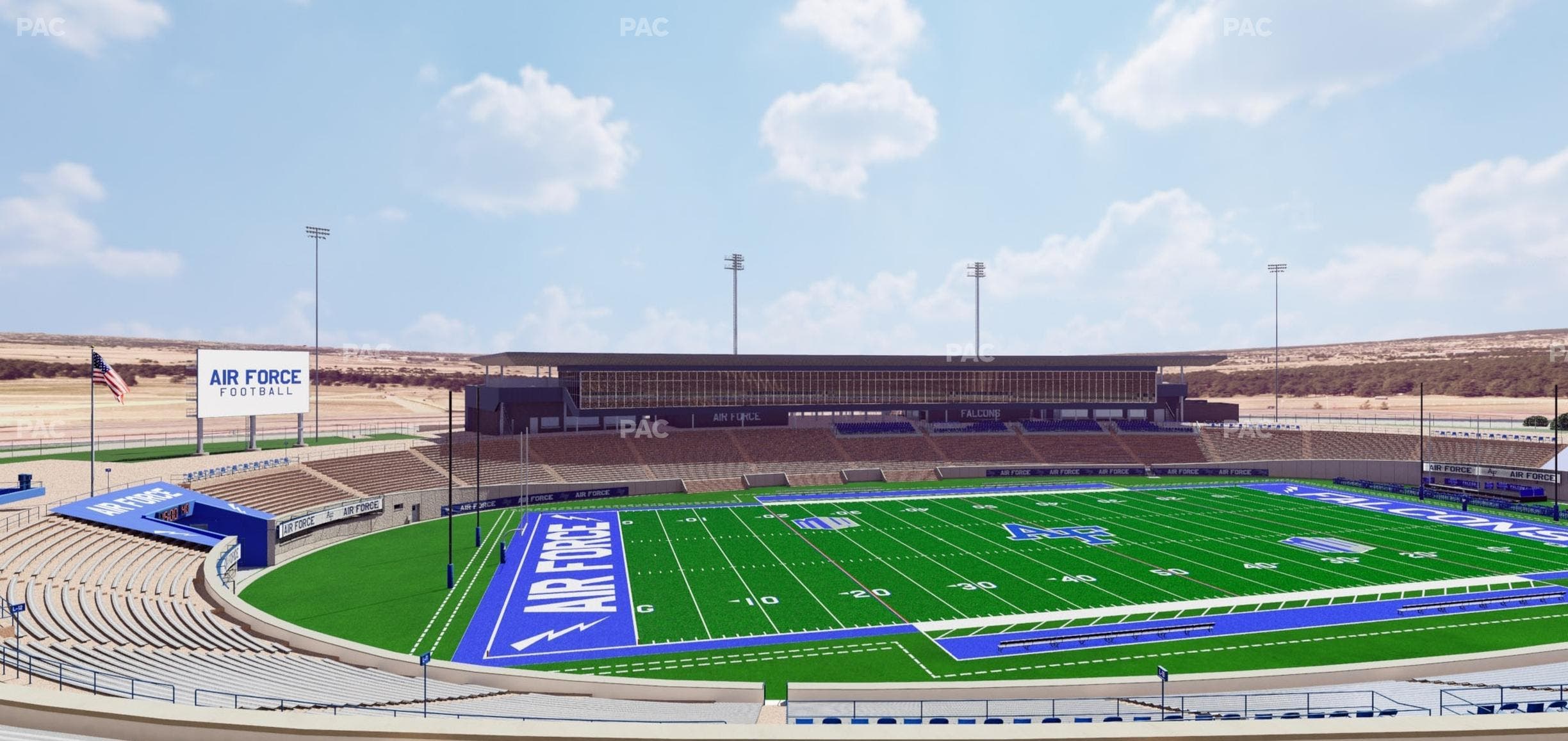 Falcon Stadium - Section M 11 Seat View