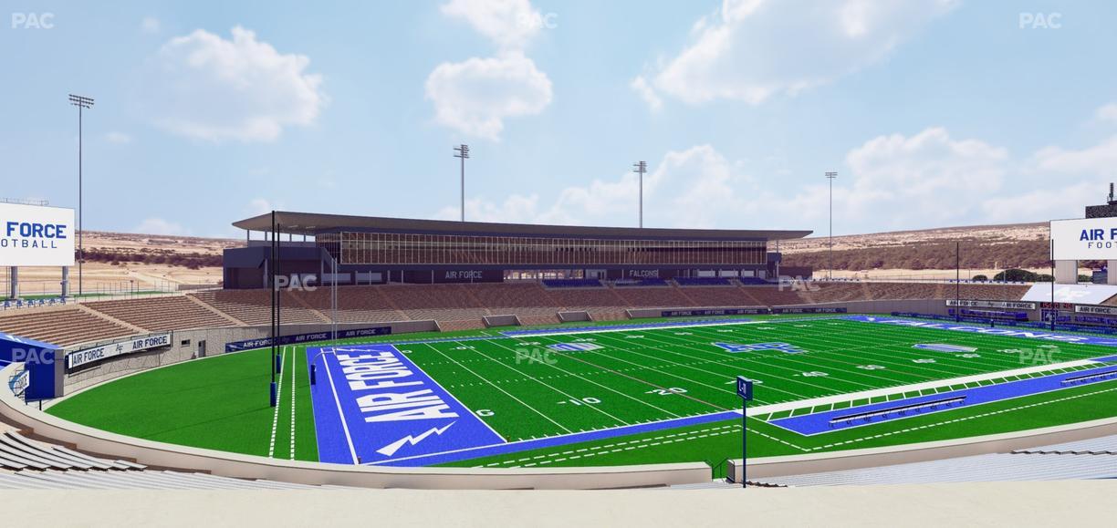 Falcon Stadium - Section M 12 Seat View