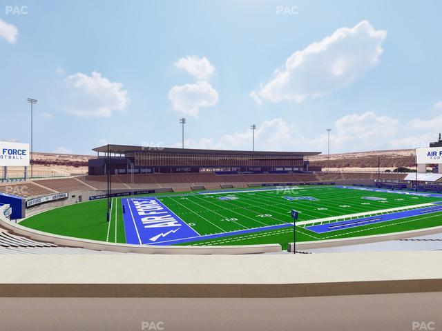 Falcon Stadium - Section M 12 Seat View