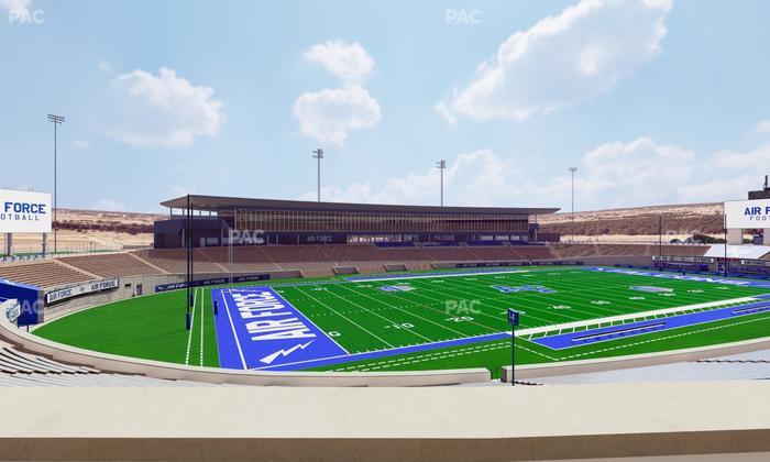 Falcon Stadium - Section M 12 Seat View