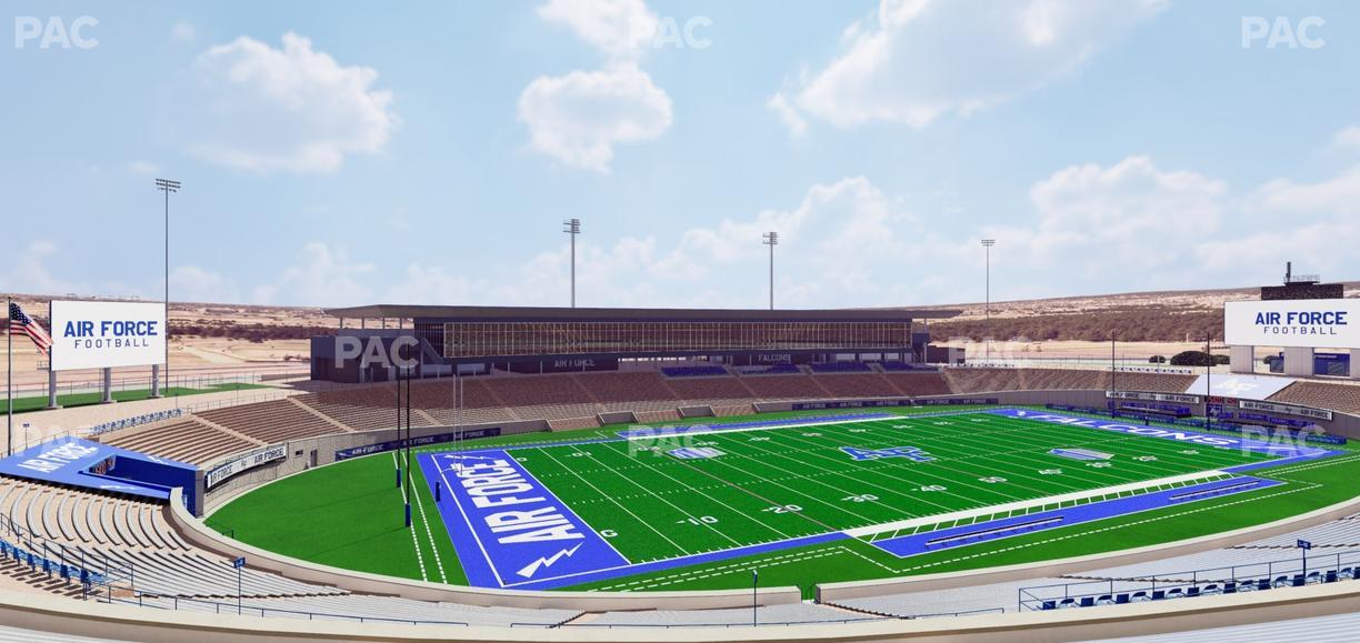 Falcon Stadium - Section M 12 Seat View