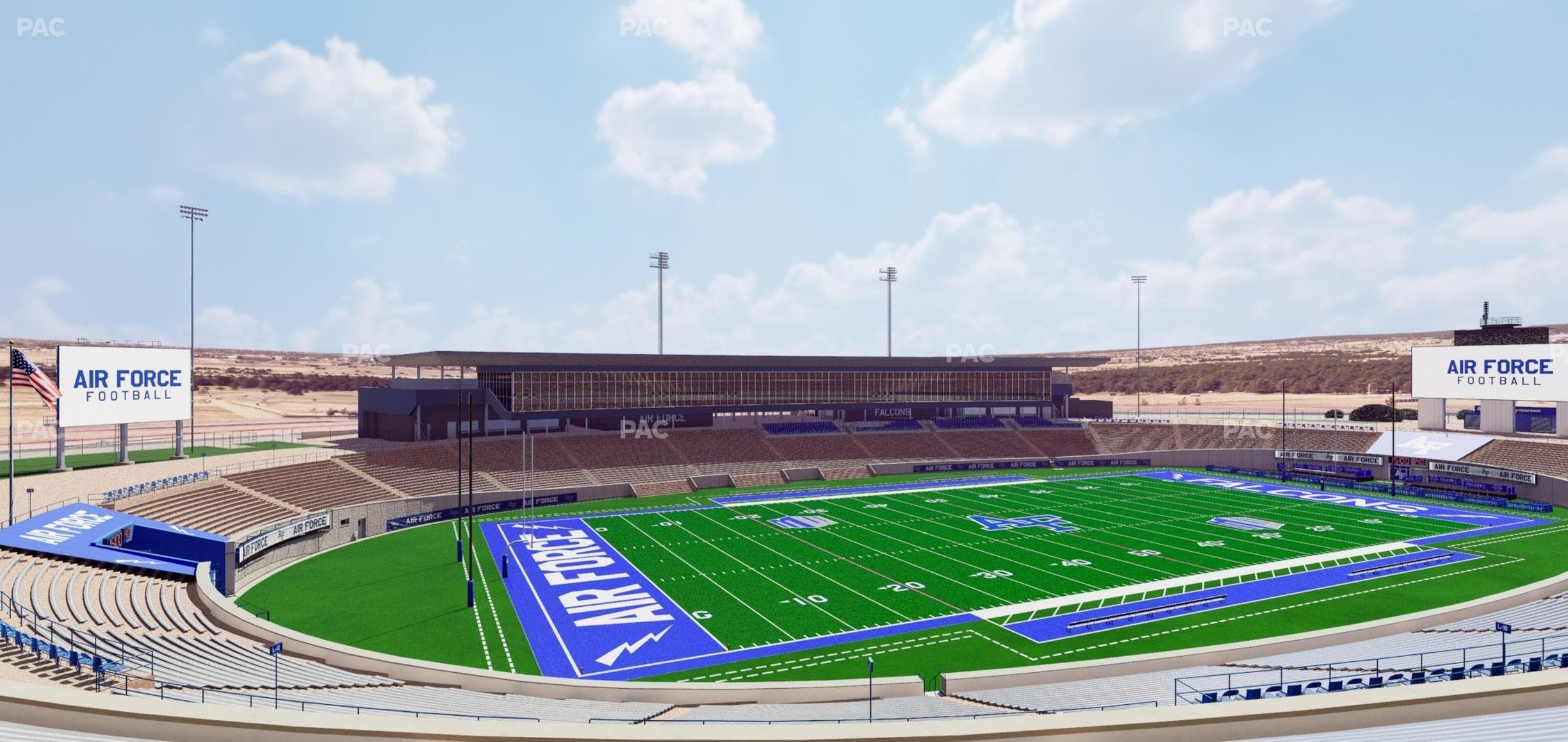 Falcon Stadium - Section M 12 Seat View