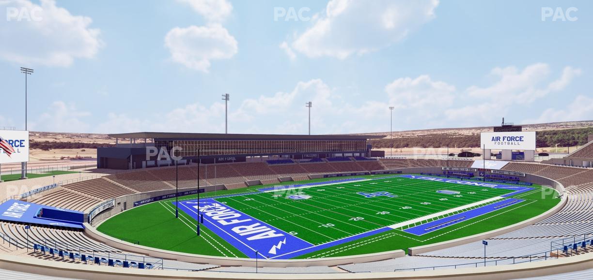 Falcon Stadium - Section M 13 Seat View