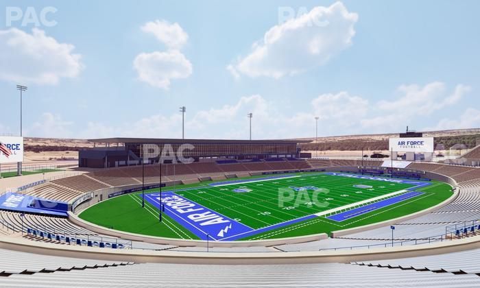 Falcon Stadium - Section M 13 Seat View