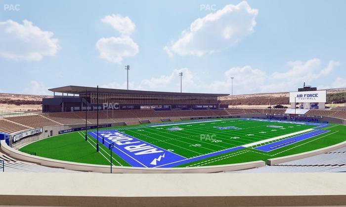 Falcon Stadium - Section M 13 Seat View