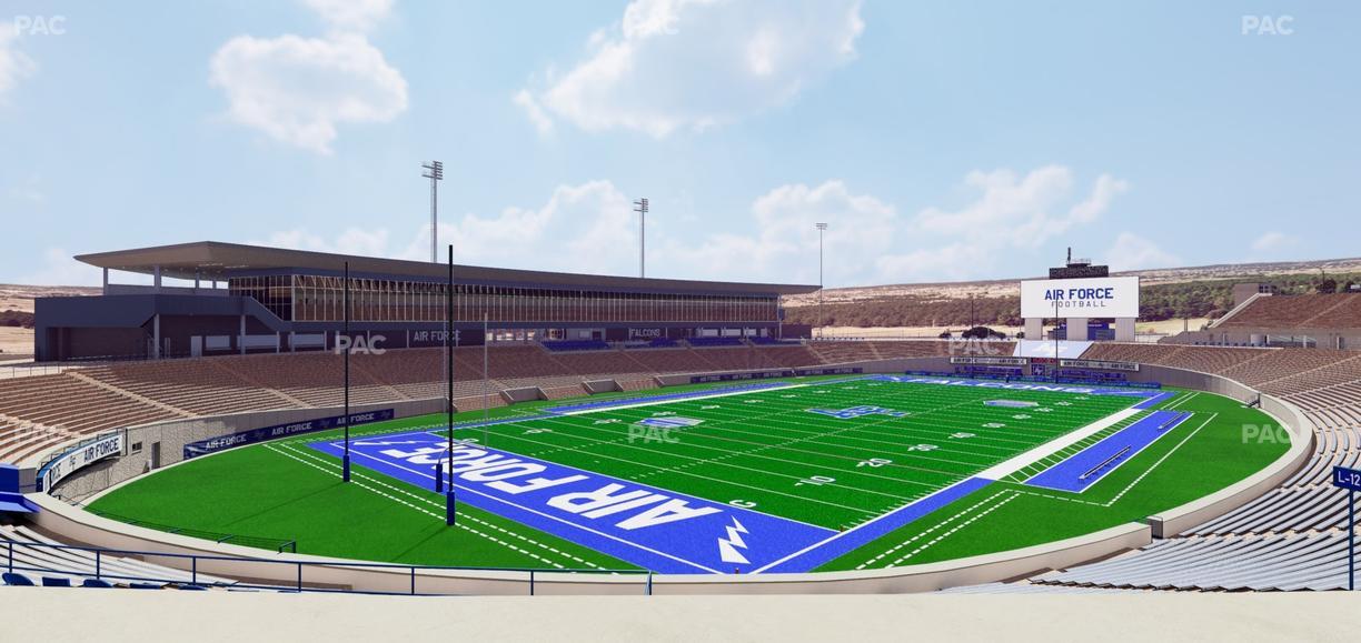 Falcon Stadium - Section M 14 Seat View
