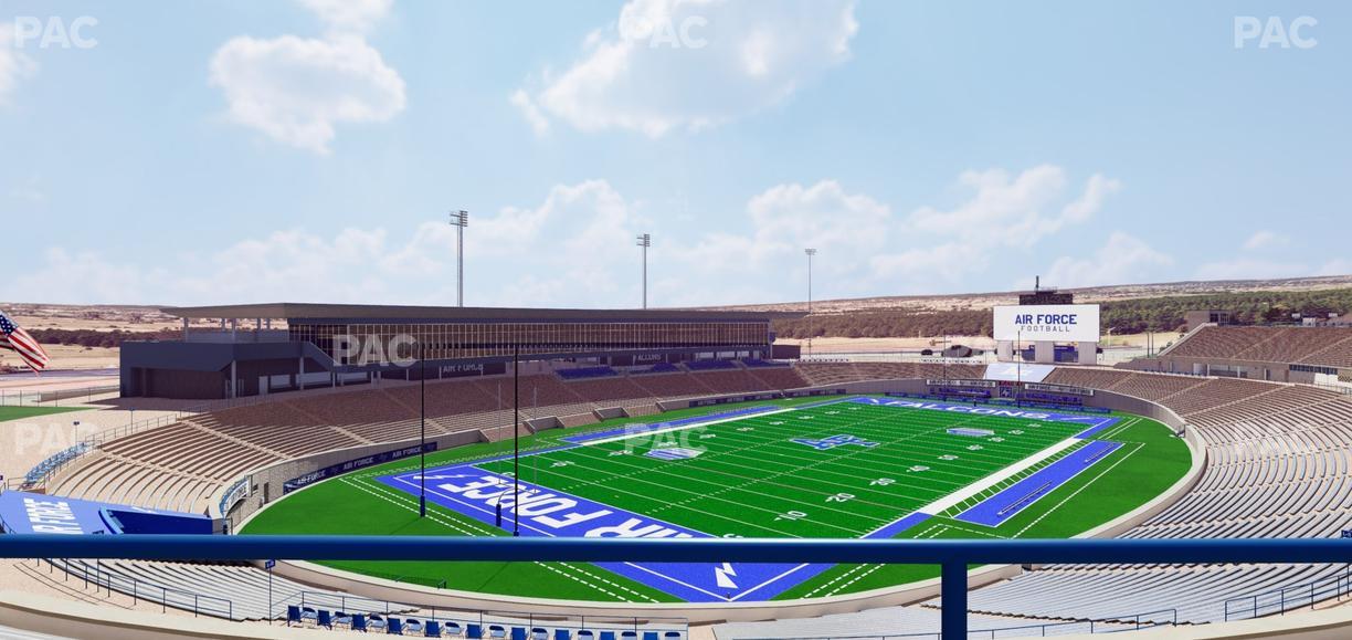 Falcon Stadium - Section M 14 Seat View