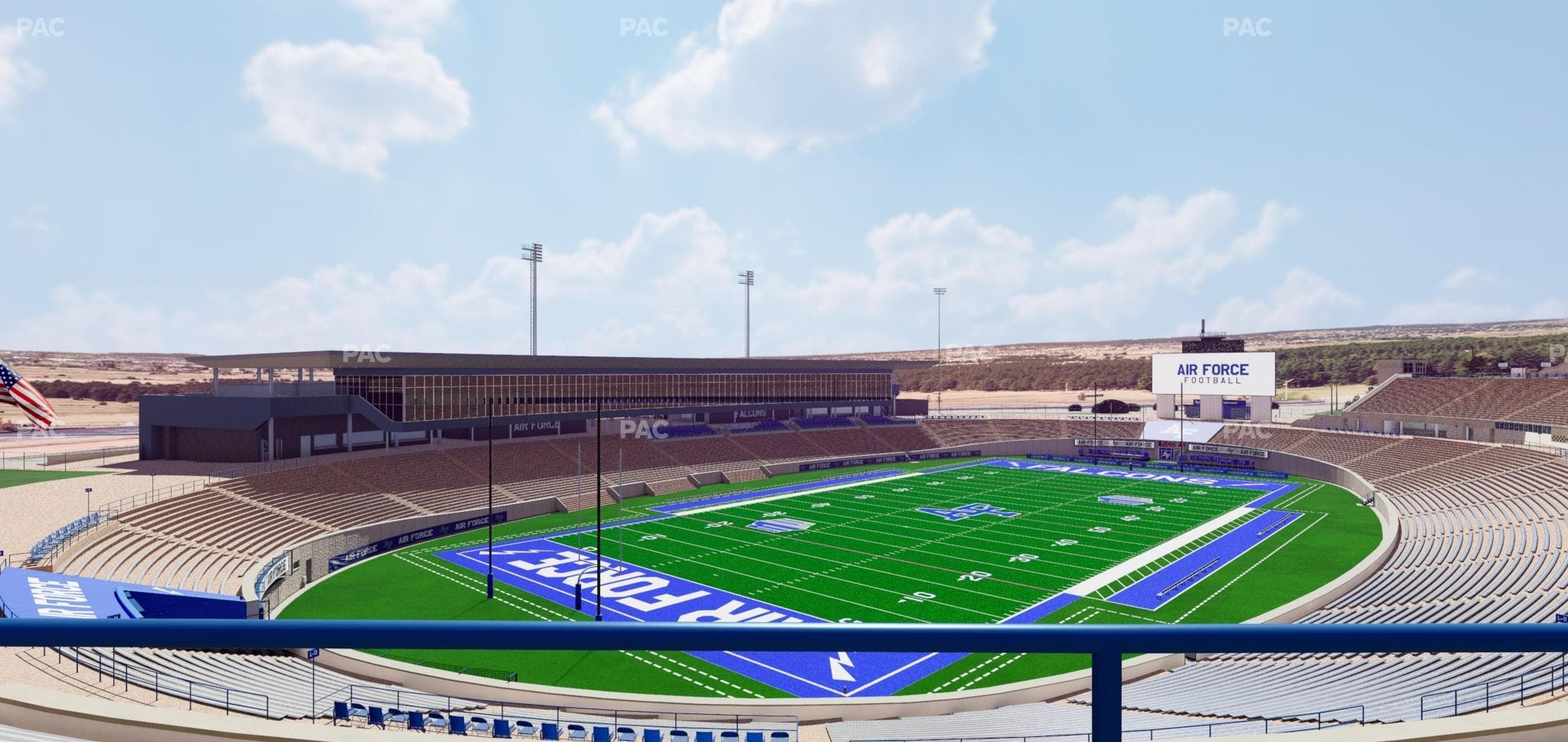 Falcon Stadium - Section M 14 Seat View