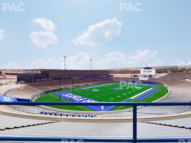 Falcon Stadium - Section M 14 Seat View