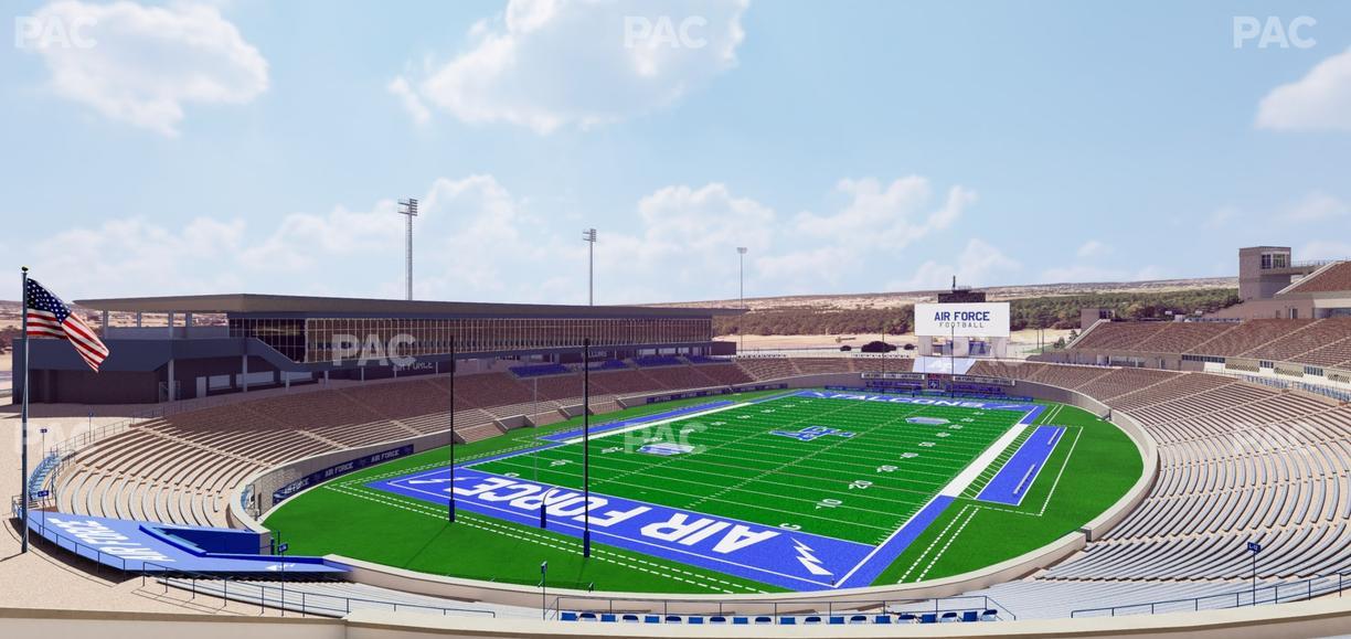 Falcon Stadium - Section M 15 Seat View