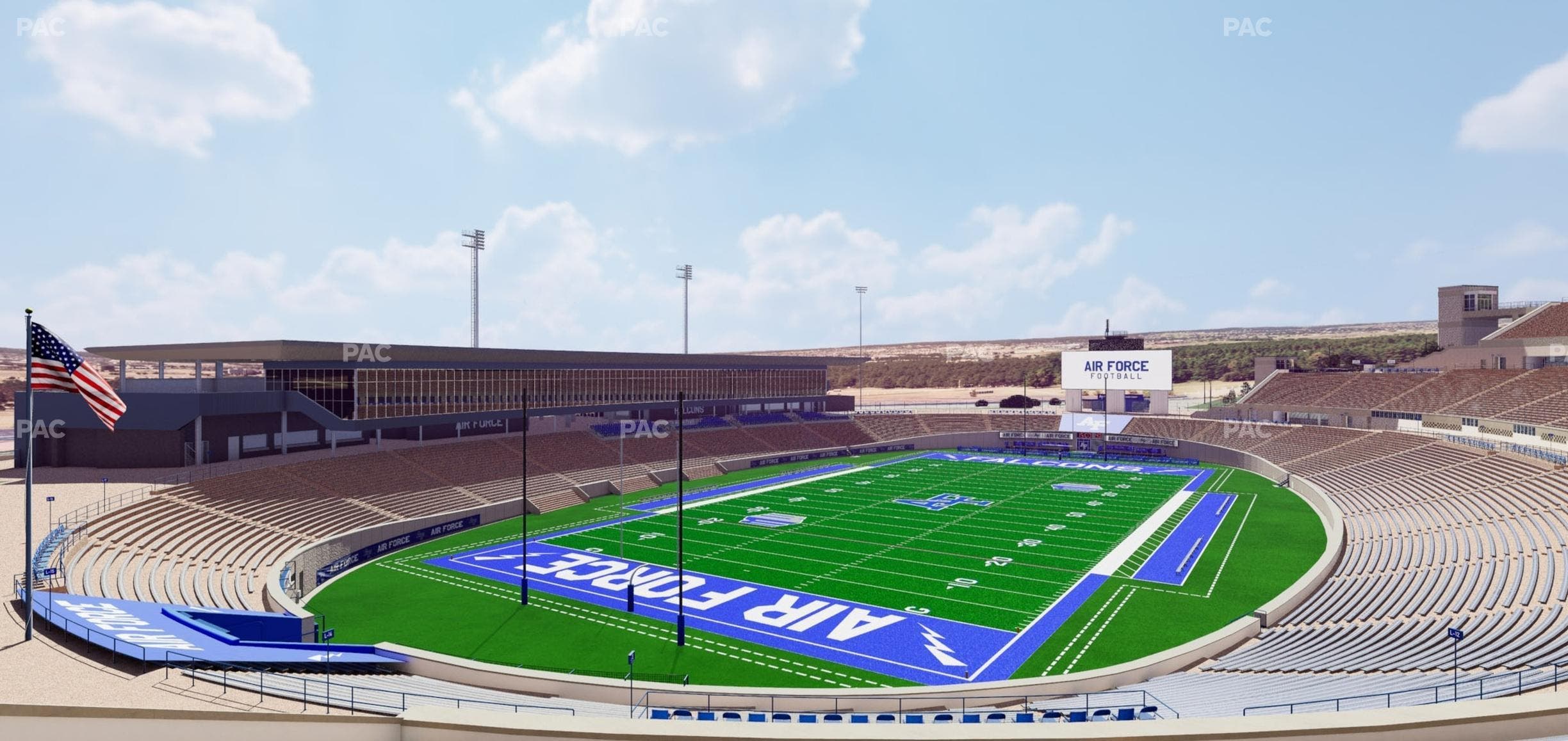 Falcon Stadium - Section M 15 Seat View