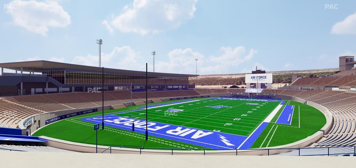 Falcon Stadium - Section M 15 Seat View