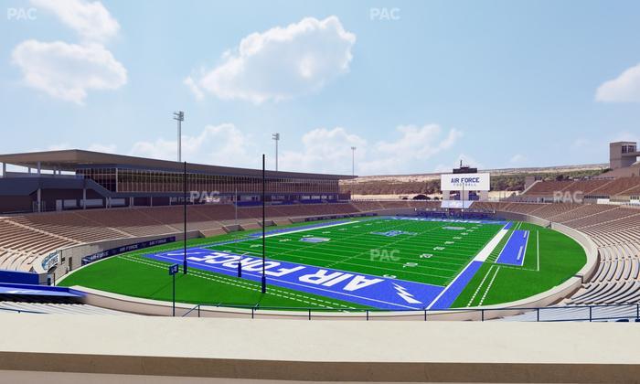 Falcon Stadium - Section M 15 Seat View