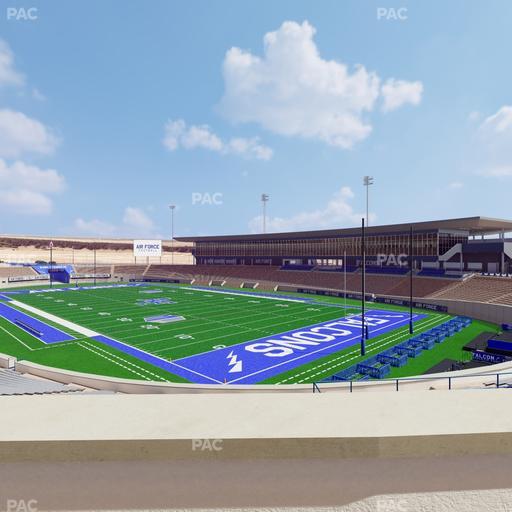Falcon Stadium - Section M 2 Seat View