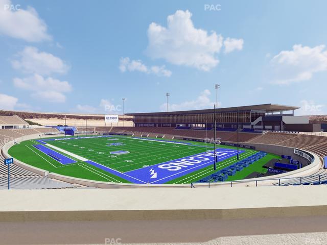Falcon Stadium - Section M 2 Seat View